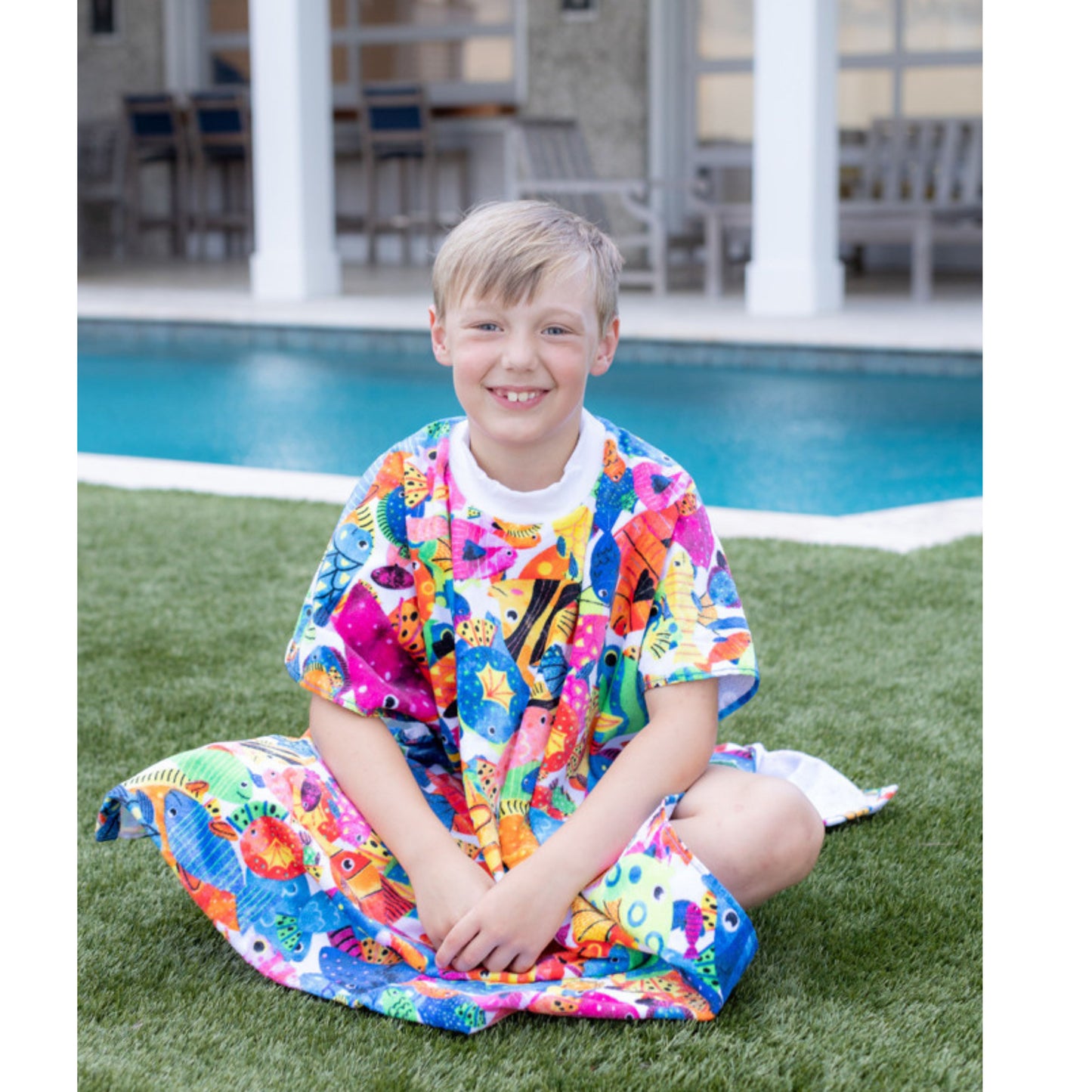 Tropical Fish Pullover Towel