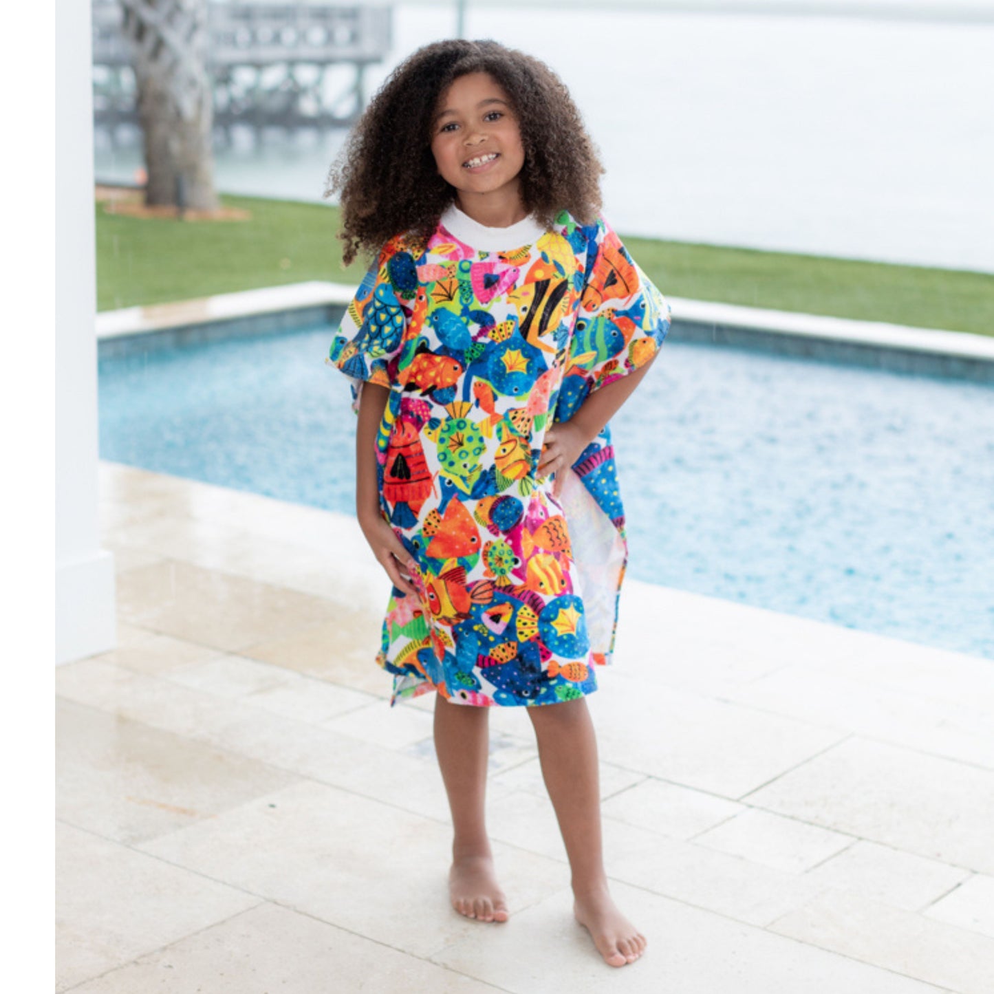 Tropical Fish Pullover Towel