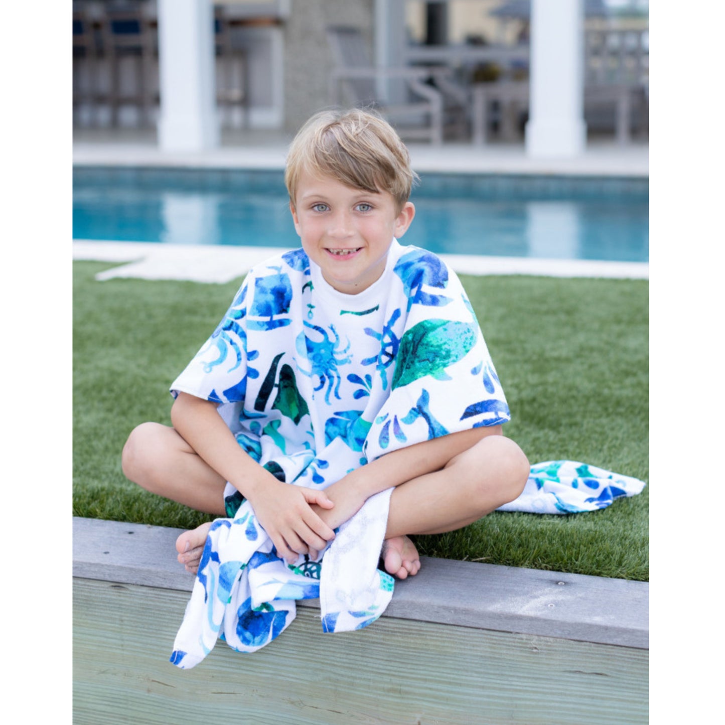 Blue Lagoon Pullover Towel