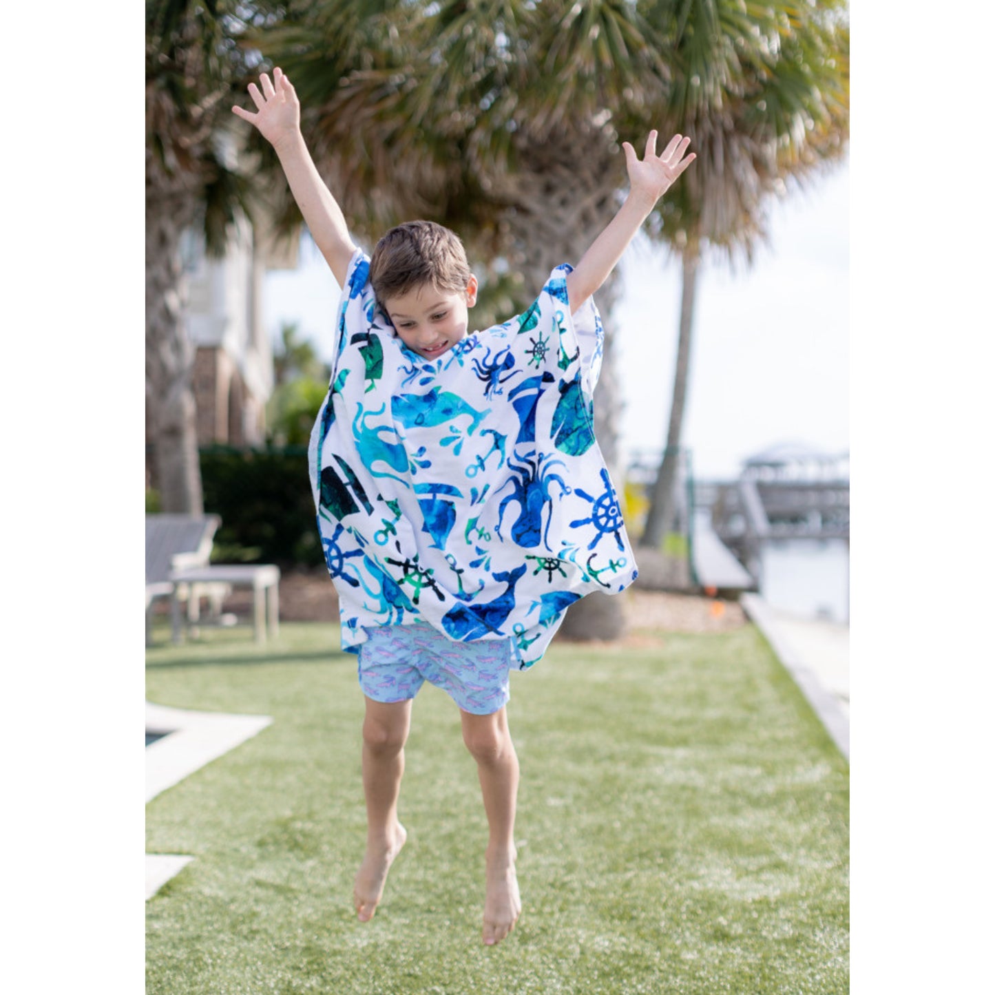 Blue Lagoon Pullover Towel